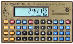 Jobber 6 construction calculator